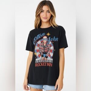 Elton John Oversized Official Band Tee